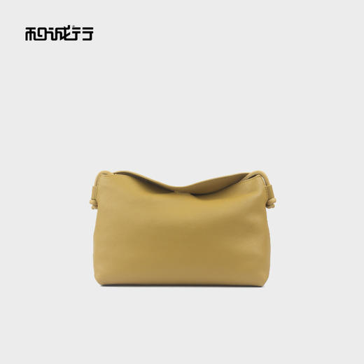 和诚行 2025新款复古慵懒风真皮单肩包女软皮百搭腋下包4180109 商品图4