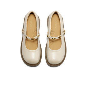 【云粉节】BF楼 森达小金豆玛丽珍鞋2025秋季新款时尚厚底浅口单鞋XQM01吊牌价799活动价299