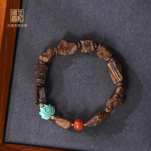 天然惠安沉香随形手串 沉水级 SP8611 商品图0