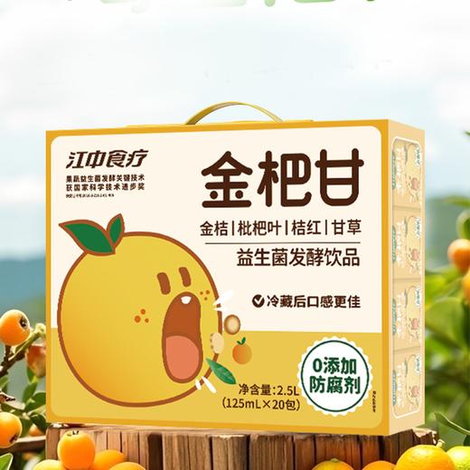【积分兑换】江中食疗金杷甘益生菌发酵饮品125ml*20包装 2025年7月生产 保质期12个月 商品图1