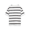 【新品上新】HX 夏季圆领短袖宽松T恤情侣款条纹C102520124101/02 商品缩略图6