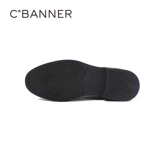 千百度秋季轻韧牛皮革鞋面复古雕花鞋头商务男鞋A25498189 商品图3