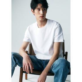 棉仓342801020 -sorona兔子纱圆领短袖T恤