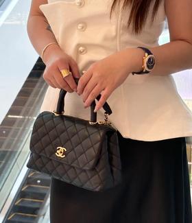 代工厂升级版COCO黑珍珠鱼子酱纯皮包