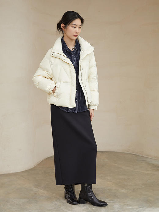 黑灰做旧肌理丝绒衬衫 翻领单排扣宽松长袖上衣 复古港风秋冬质感衬衣 商品图1