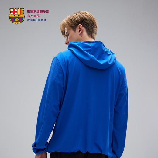 【官方正版】巴塞罗那俱乐部｜巴萨深蓝连帽皮肤衣夏季长袖运动防晒衣 商品图4
