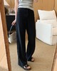 土耳其新款空调牛仔纯兰精天丝薄软垂感空气微阔腿裤 商品缩略图3