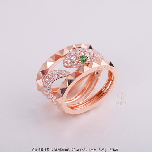 [蛇来运转】镶钻挂坠   CB12504003 商品图0