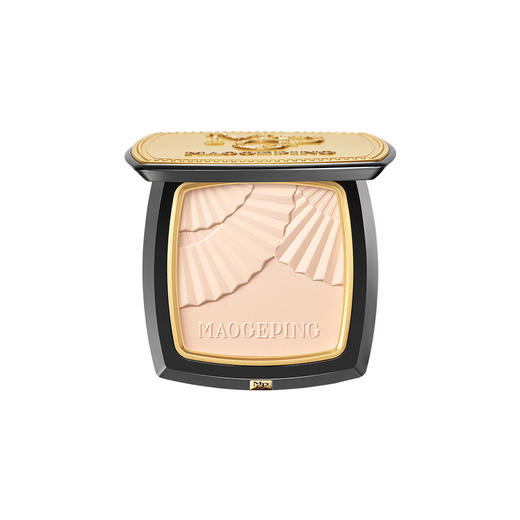 毛戈平【空气感磨皮 够细够柔焦】光感柔纱凝颜粉饼定妆哑光小金扇粉饼 商品图2