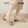 ZHR则则玛丽珍鞋2025新款小香风浅口单鞋粗跟一脚蹬单鞋女鞋 商品缩略图8