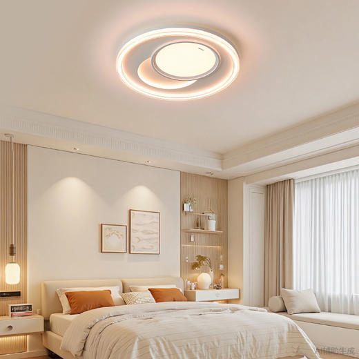 2件享95折🔥OPPLE欧普照明led吸顶灯具家用圆形卧室灯灵羽儿童现代简约馨房间灯 商品图4