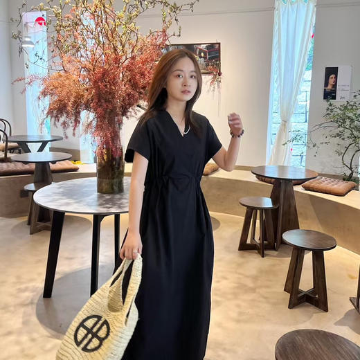 M*x Ma*a 双色府绸棉连衣裙 商品图5