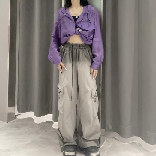 NAS松紧腰多口袋阔腿工装裤50329 夏季 661302000886 商品图0