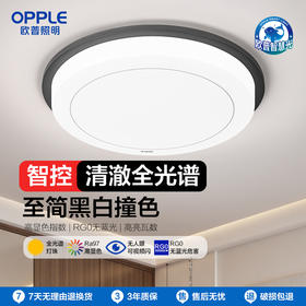 2件享95折🔥OPPLE欧普照明霜月卧室简约现代圆形新中式吸顶灯