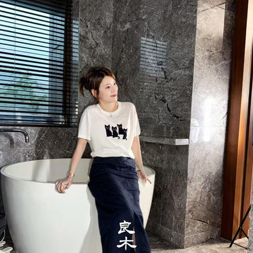 【预售7天】良木礼小猫上衣（731721） 商品图0