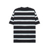 【新品上新】HX 夏季圆领短袖宽松T恤情侣款条纹C102520124101/02 商品缩略图4