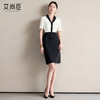 艾尚臣假两件连衣裙女夏季新款短袖气质优雅裙子法式女神范西装裙 商品缩略图0