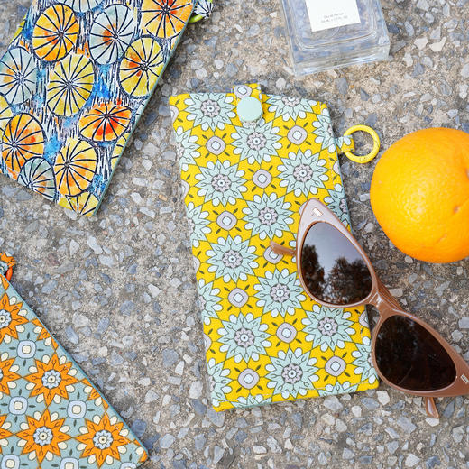 太阳花假日系列墨镜盒眼镜盒新款女士小巧便携高颜值太阳镜高级感收纳盒 商品图1