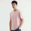 【含莱赛尔】罗蒙夏季凉感舒适男女款圆领t恤简约纯色丝光棉短袖t恤男百搭短袖 商品缩略图5