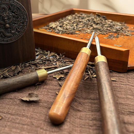 「数款可选！实木茶针」小号黑檀木茶针花梨普洱茶刀茶道配件茶饮 商品图3