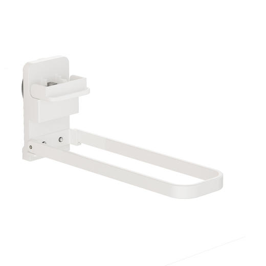 【阳台卫生间收纳神器🔥】可折叠吸盘毛巾挂杆，免打孔安装🚫轻松承重不掉落💪防潮防水💦浴巾晾晒更快！浴室阳台多功能壁挂收纳晾晒浴巾❗ 商品图3