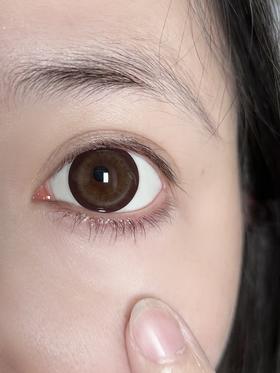 mixmixx半年抛美瞳 复古大奶茶 14.5mm