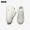 MIO米奥休闲板鞋女水滴设计厚底增高6.5松糕小白鞋M254586785 商品缩略图3