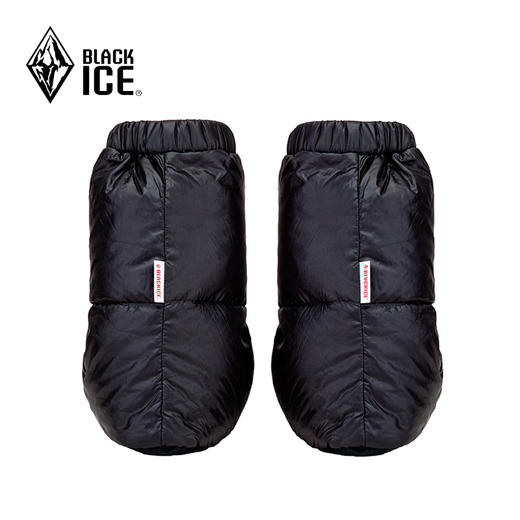 黑冰新款 户外灰鹅绒脚套 冬季室内轻量保暖羽绒袜套Z2163 商品图5