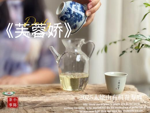 【新茶来了】2025有机春寿眉《芙蓉娇》、甜花香深遂得像一条花香遂道一般，漫长而幽深（80克）！ 商品图11