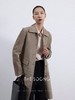 THESOONG| ‘’静奢高知‘‘羊反绒皮高级咖外套风衣HWWT3682 商品缩略图0