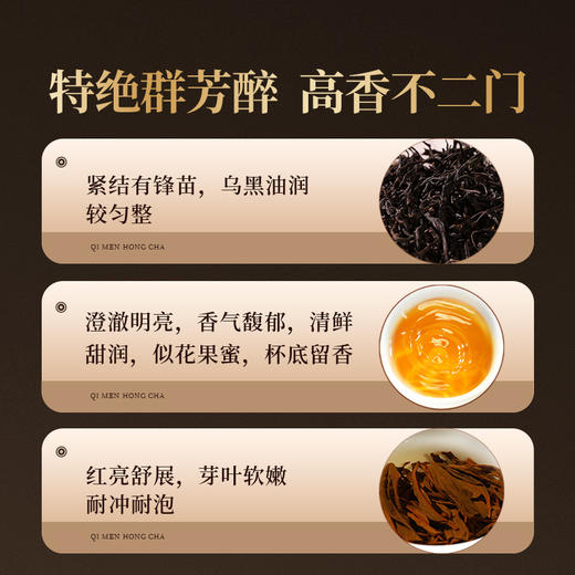 正山堂骏眉中国 祁红毛峰 正宗安徽祁门红茶口粮茶叶罐装自饮自己喝 商品图1