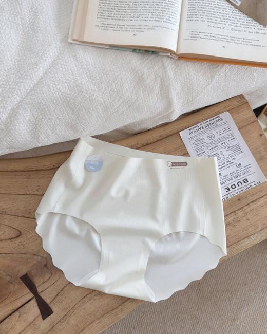 女士内裤凉感无痕内裤一片式中腰简约舒适包臀冰丝三角内裤1295035 商品图6