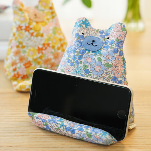 山野雏菊系列小熊手机支架小车载桌面落地通用便携懒人可爱高端女生新款 商品图4