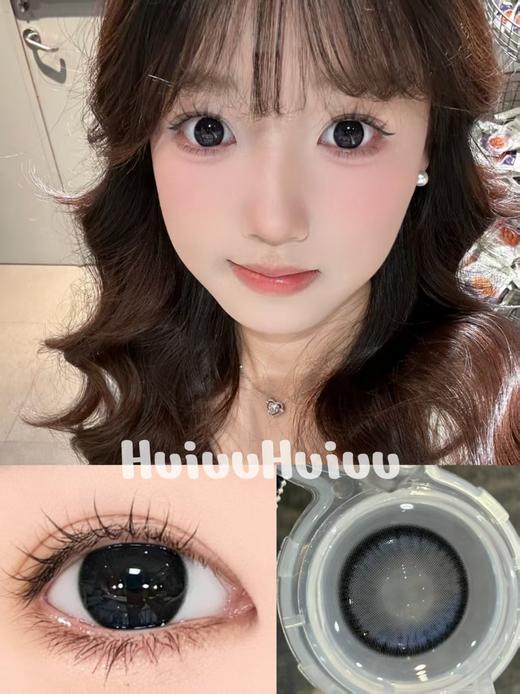 <月抛大直径>-EALLAGIRL月抛-幼态蓝黑-14.5mm【月抛 0-800度 不含525/575】 商品图0