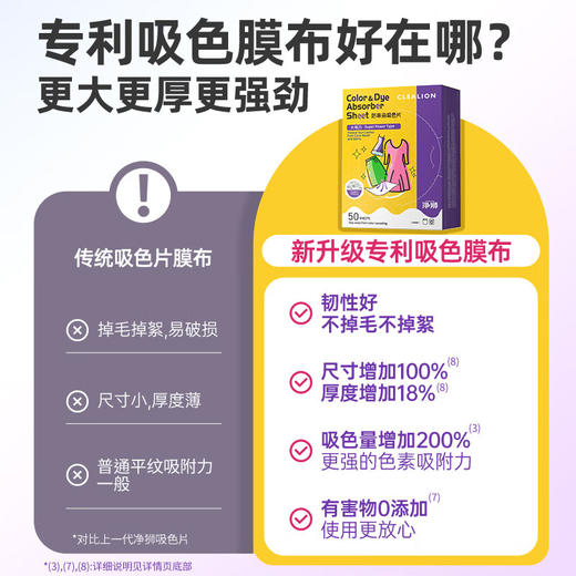 净狮 大吸力吸色片 50片装 商品图3