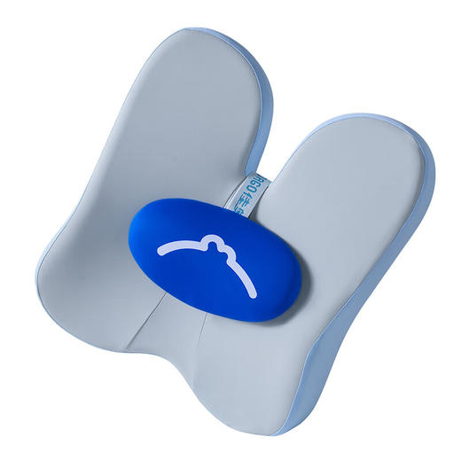 佳奥护腰靠垫办公室腰靠记忆棉腰垫靠背垫座椅车用椅人体工学腰垫浅蓝 商品图2