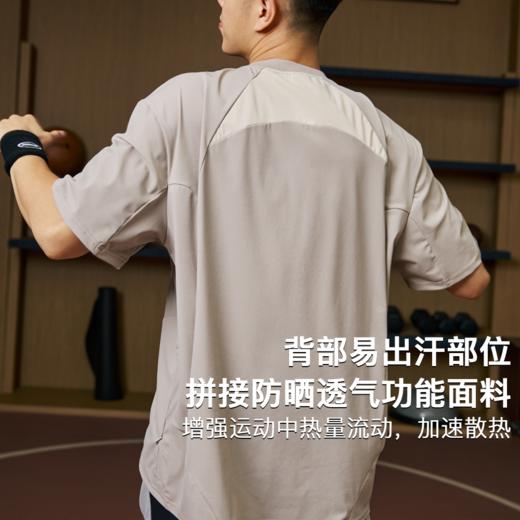 录士LUSHISI瞬驰主题刺绣美式速干面料运动短袖跑步t恤休闲投篮服 商品图3