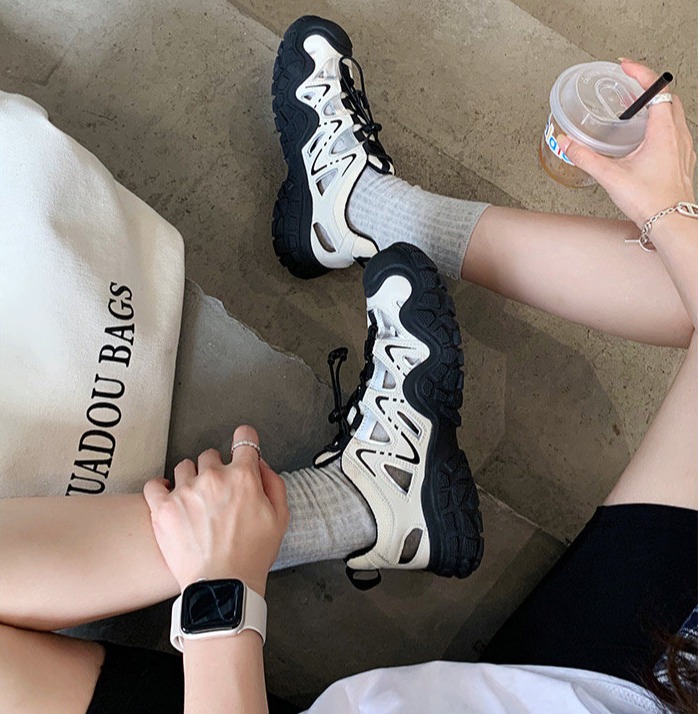 爆卖 意大利凯撒KAISER 设计感 丑萌镂空 云朵感手工鞋 登山溯溪鞋 2626