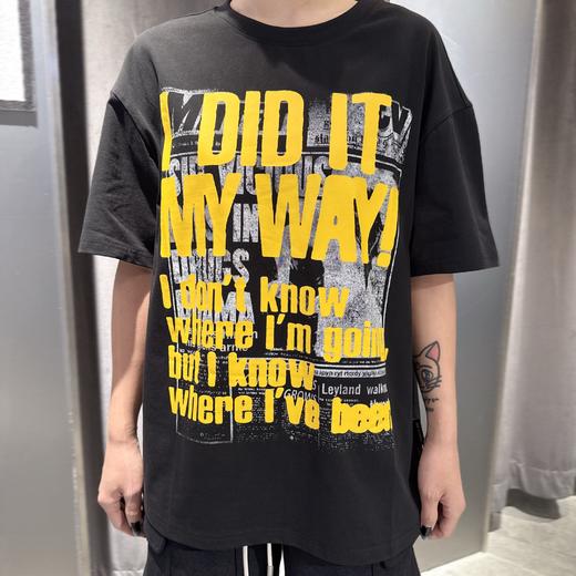 NC圆领大图案短袖T恤50504（黑） 夏季 152140340321 商品图3