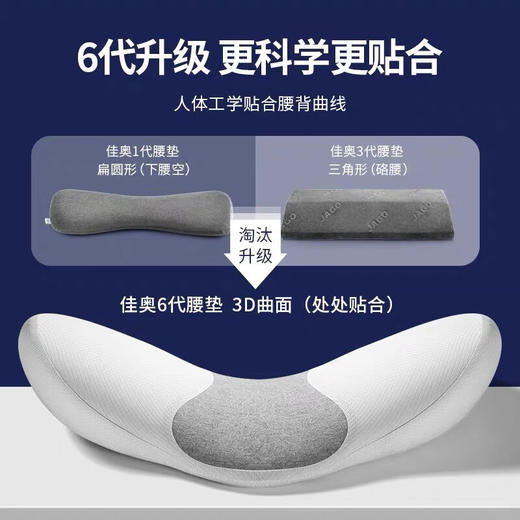佳奥 腰枕床上腰垫腰托腰间盘垫腰肌劳损睡眠垫孕妇腰垫靠垫腰靠 商品图5