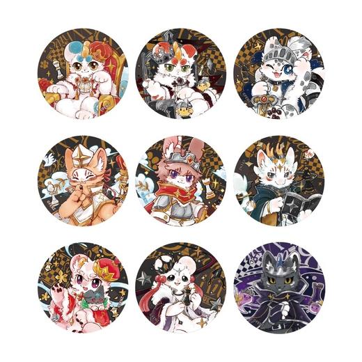 有兽焉 黑白对弈 吧唧 徽章 8包/盒 国谷 商品图0