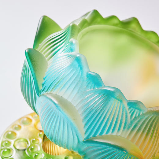 【送沉香20盘】琉璃香炉，蓝色博山炉、夏荷、狻猊、白莲花四款可选，雅致之物 商品图4