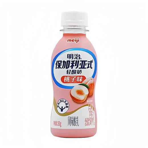 明治保加利亚式轻酸奶(桃子味)180g/瓶 商品图0