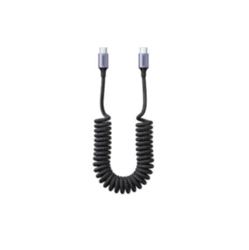 连接线 弹簧快充 usb-c to usb-c 1.5米 黑色-绿联