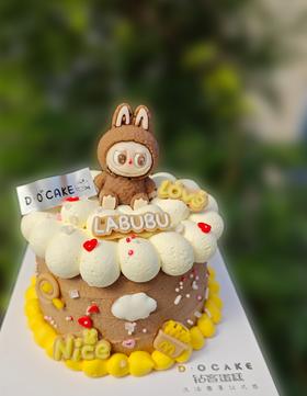 “Labubu“栗子可可”棕色定制，提前5小时预定