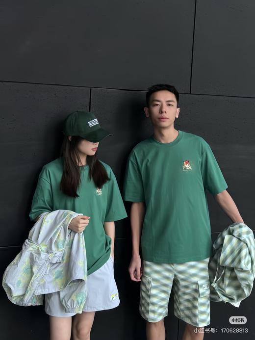 F乐X小狐狸联名款 刺绣+印花圆领短袖T恤 Z-15441 商品图5