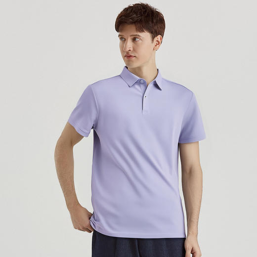 【含桑蚕丝】罗蒙夏季7A抗菌短袖POLOP衫男女款休闲凉感短袖T恤男短袖上衣 商品图2