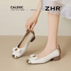 ZHR则则玛丽珍鞋2025新款小香风浅口单鞋粗跟一脚蹬单鞋女鞋 商品缩略图2