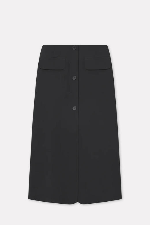 Mark Kenly Domino Tan 25PF 黑色NOMA绉纱铅笔裙 商品图5