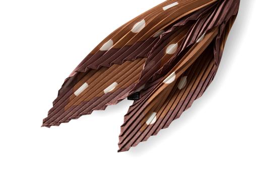 伊芙丽文艺褶皱波点丝巾1CA6W0321 商品图2